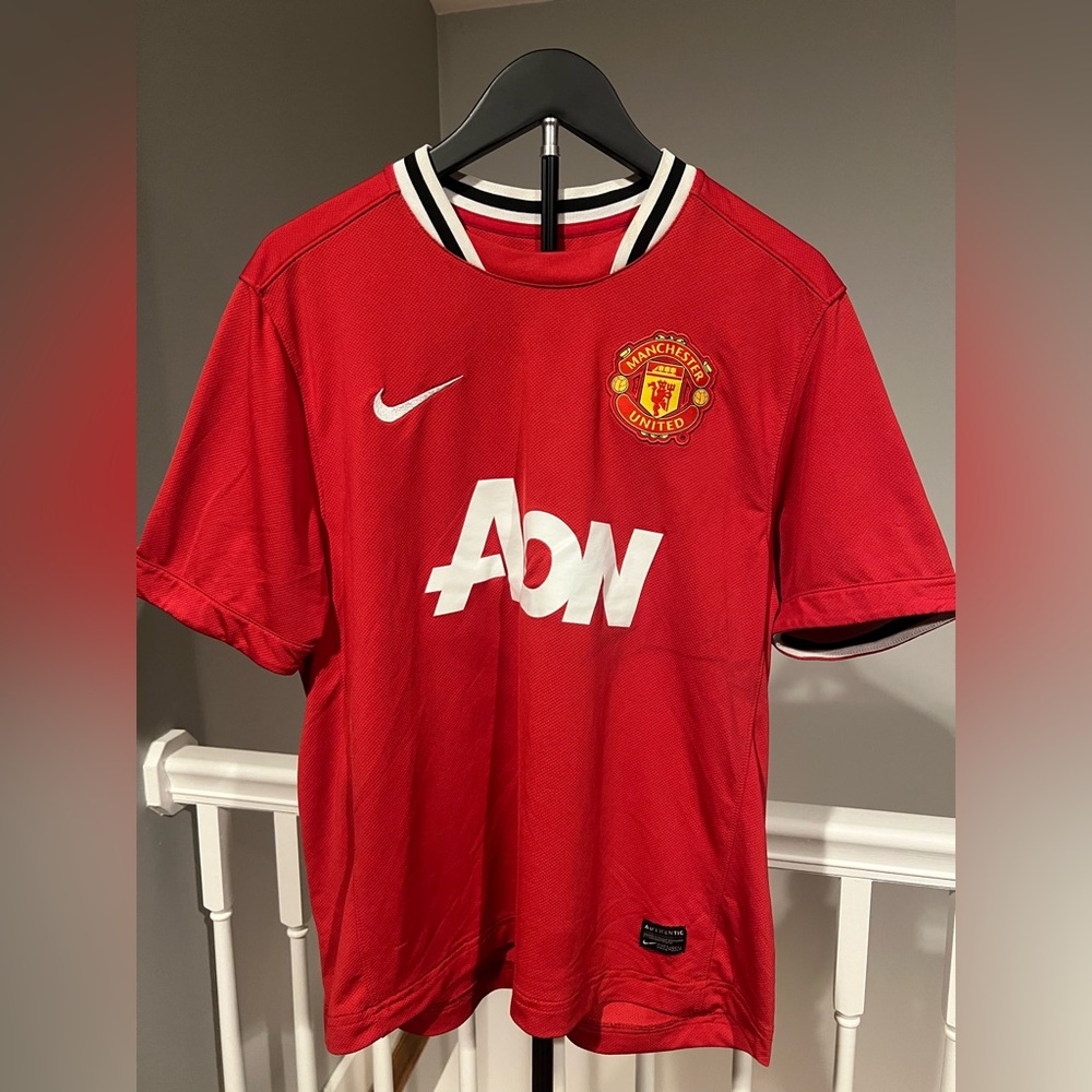 Nike Red Manchester Soccer Jersey